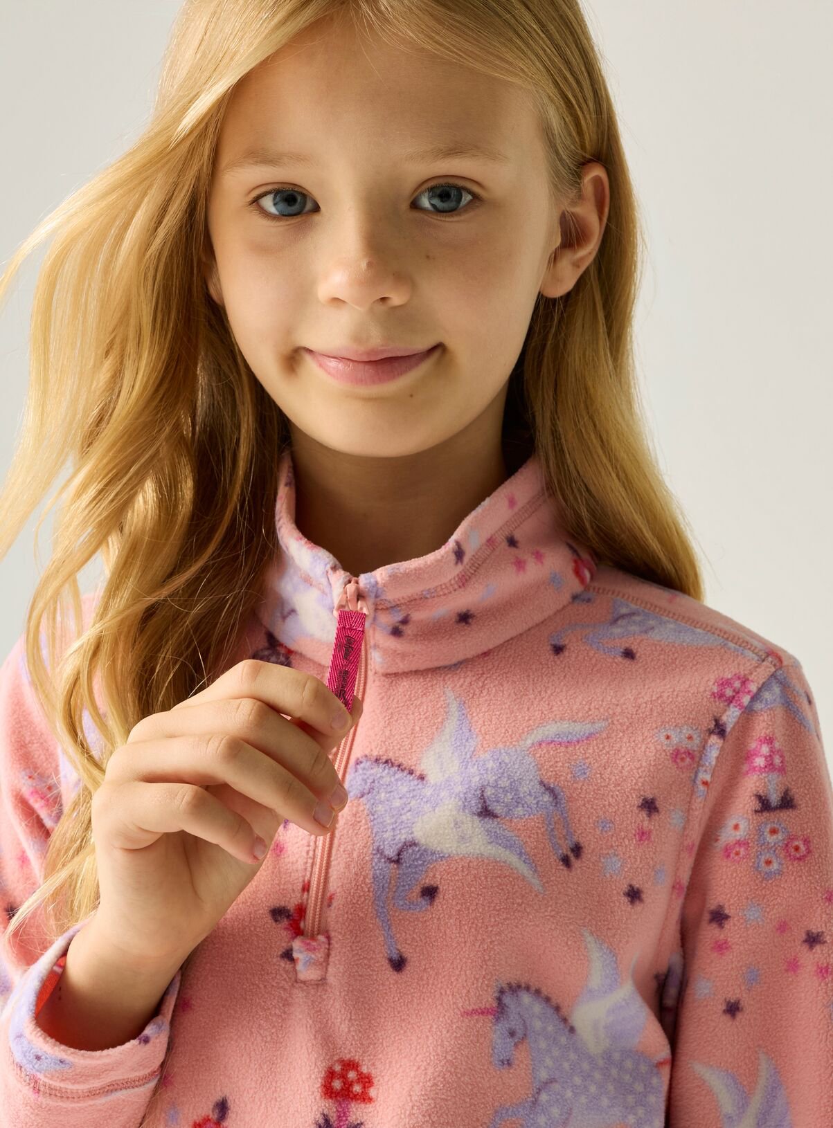 REGATTA Cath Kidston Junior Half Zip Fleece 3-4 Years - Image 4 thumbnail